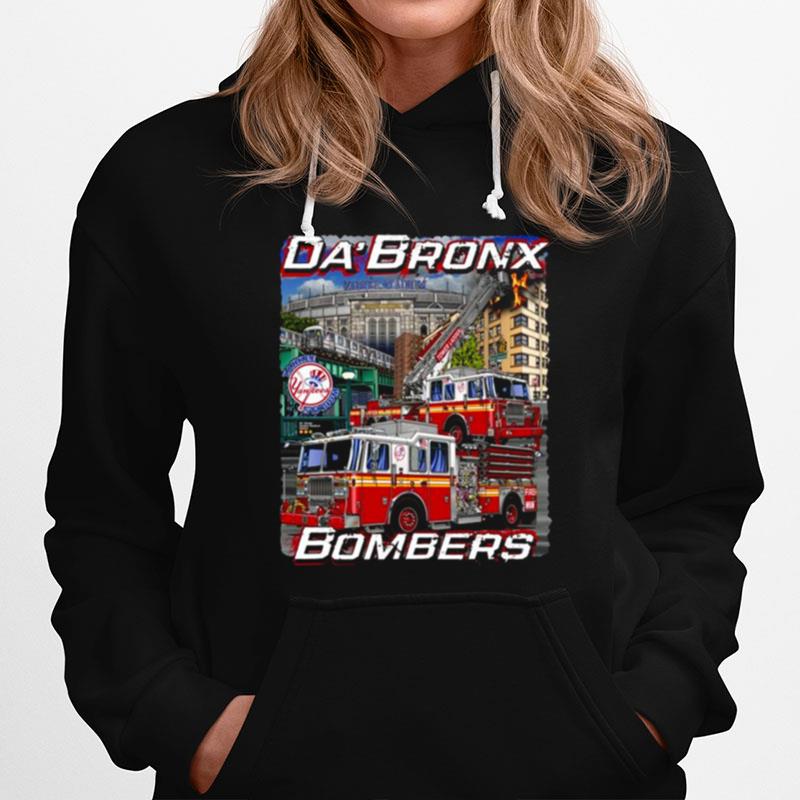 New York City Da Bronx Bombers Yankee Navy Fire Hoodie