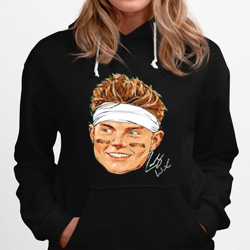 New York Football Zach Wilson Portrait Signature Hoodie