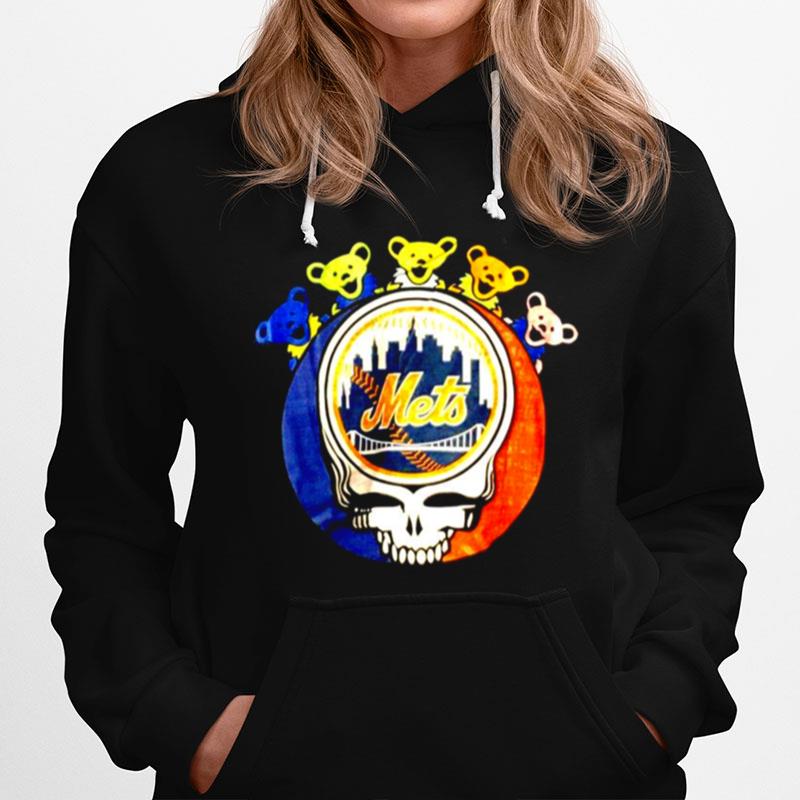 New York Grateful Dead Grateful Bear Mets Hoodie