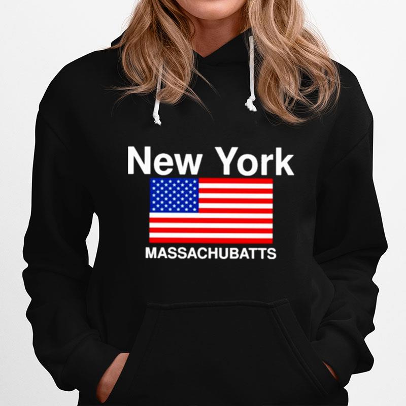 New York Massachubatts American Flag Hoodie