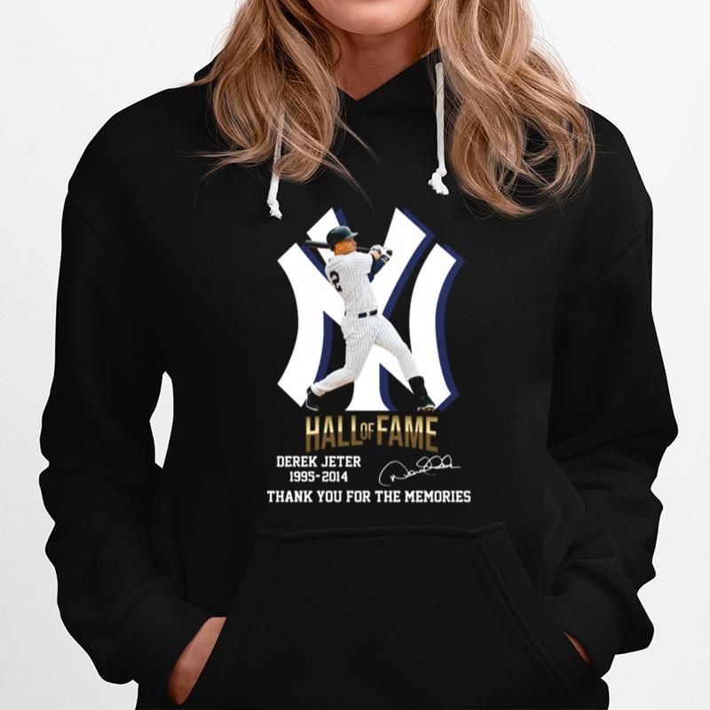 New York Yankees Derek Jeter Hall Of Fame Signature Hoodie