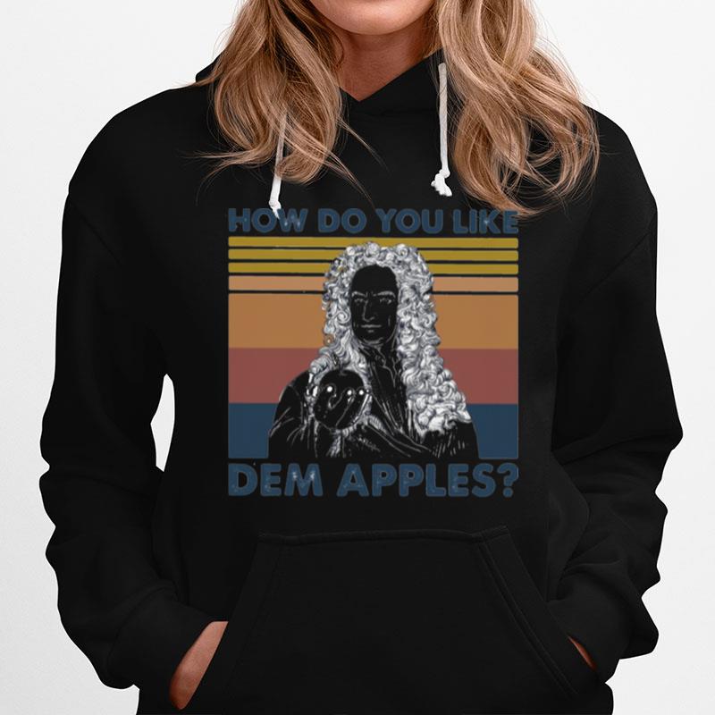 Newton How Do You Like Dem Apples Vintage Retro Hoodie