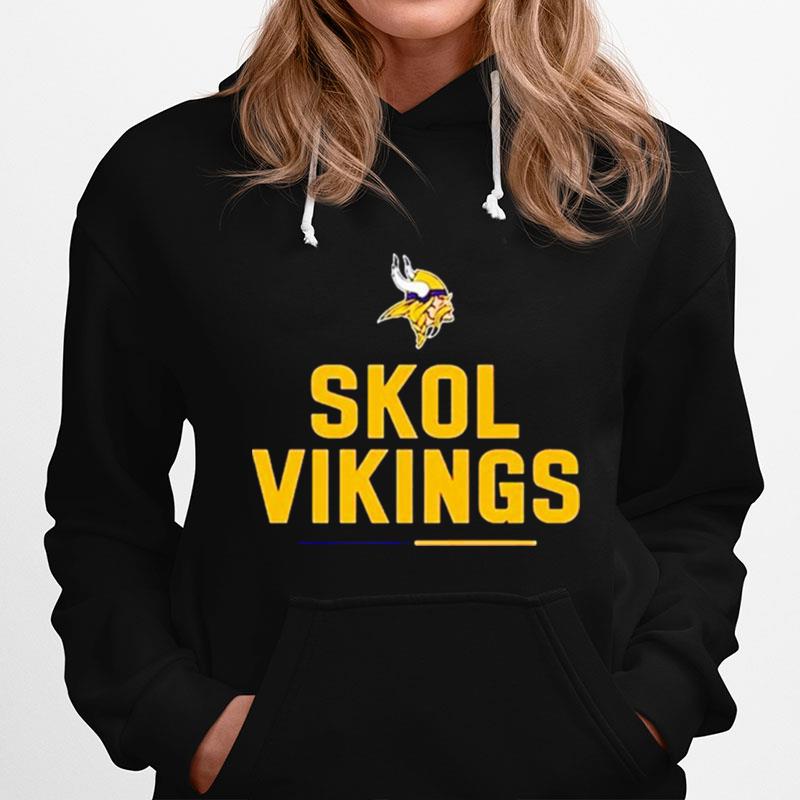Nffl Minnesota Vikings Team Slogan Skol Vikings Hoodie