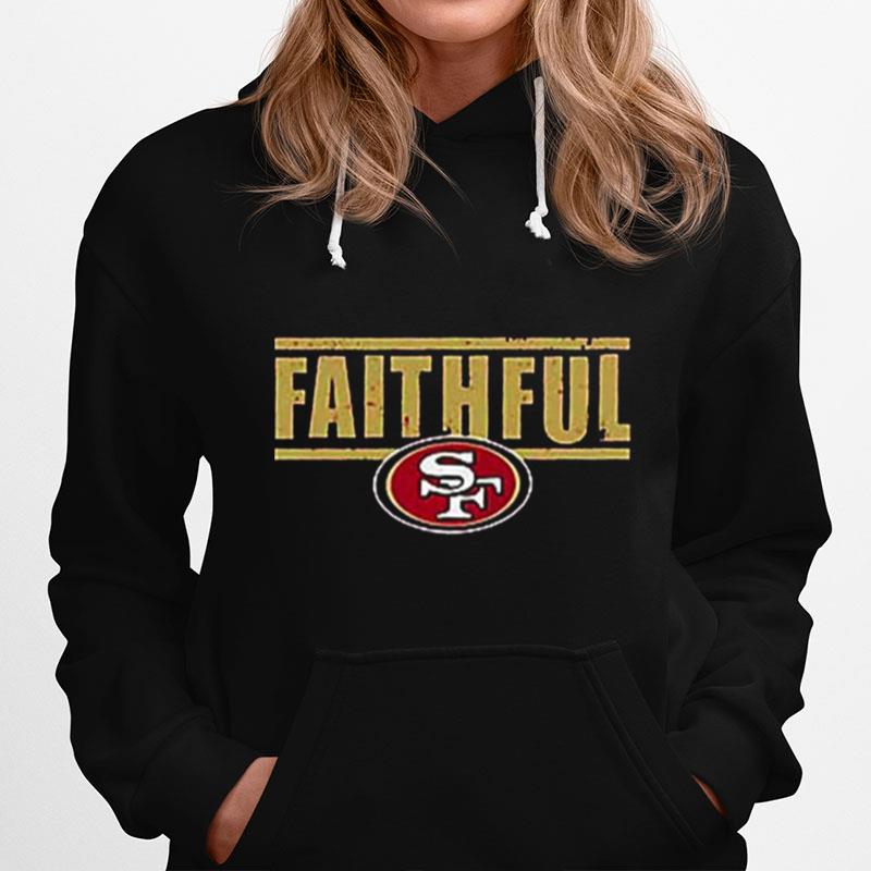Nfl San Francisco 49Ers Faithful Short Sleeve Hoodie