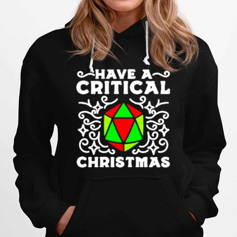 Nice Dungeon Dragon Have A Critical Christmas Sweater Hoodie