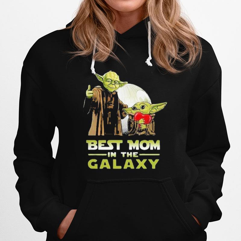 Nice Master Yoda And Baby Yoda Best Mom In The Galaxy Star Wars Hoodie