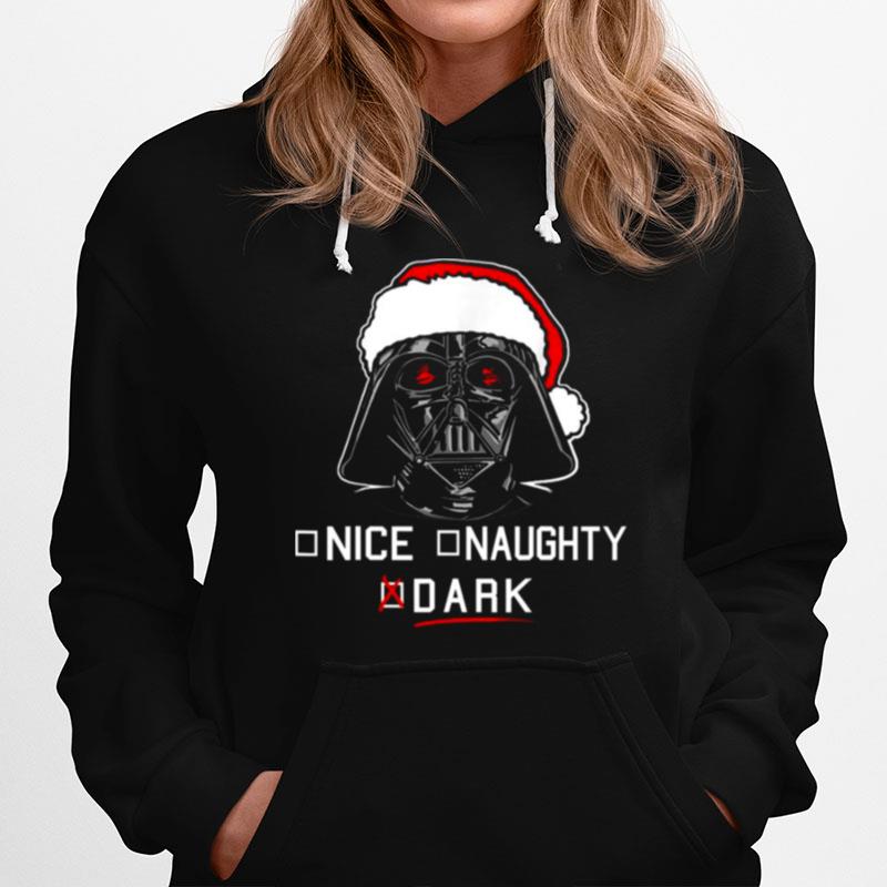 Nice Naughty Darth Vader Santa Christmas Hoodie