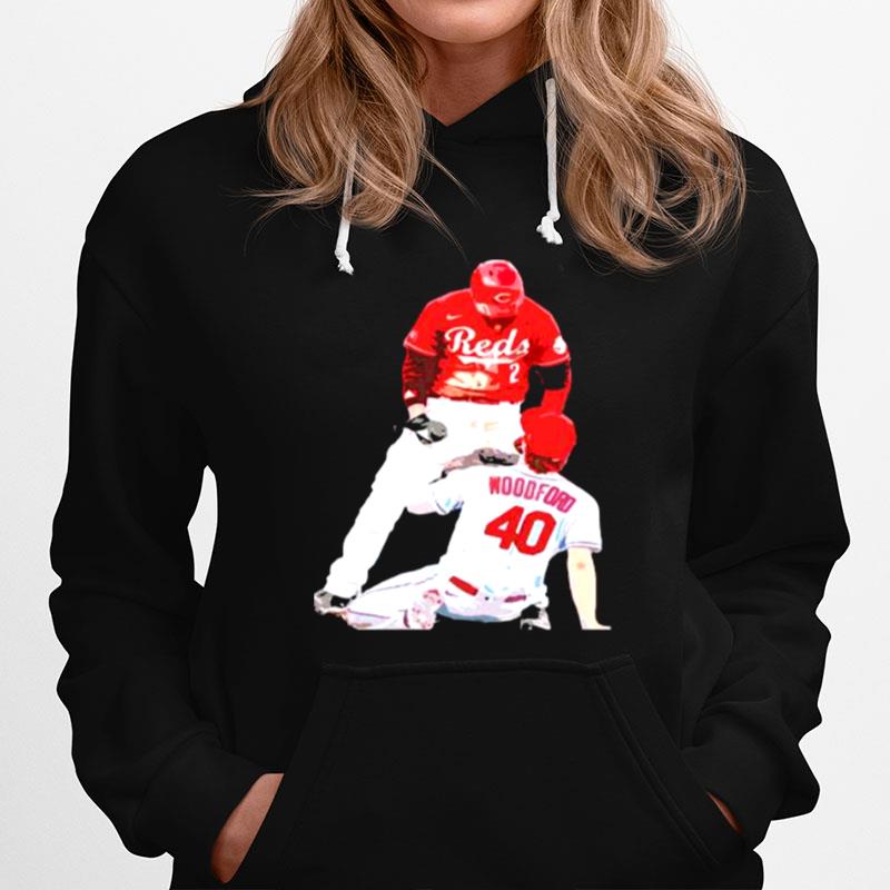 Nick Castellanos Reds And Jake Woodford Hoodie