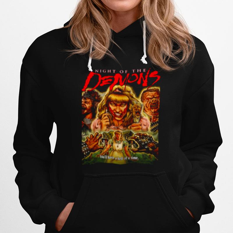 Night Of The Demons Movie Horror Fan Hoodie