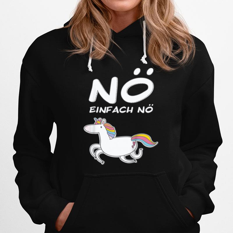 No Einhorn Lustiger Cooler Spruch Fur Madchen Jungs Hoodie