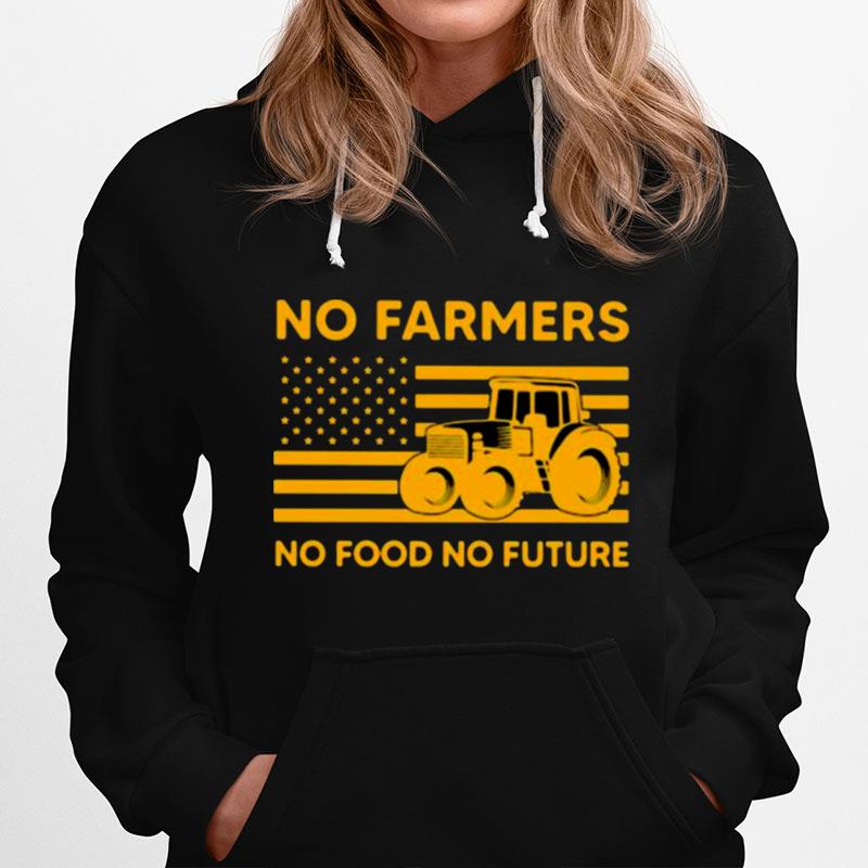 No Farmers No Food No Future American Flag Hoodie