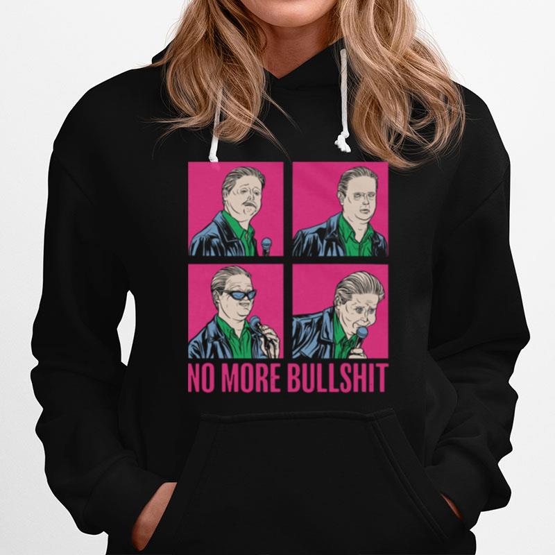 No More Bullshit Pink Hoodie