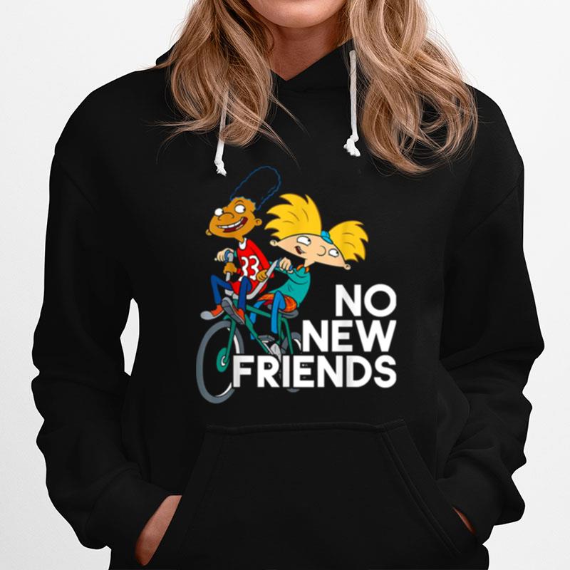 No New Friends Nickelodeon Hey Arnold Hoodie