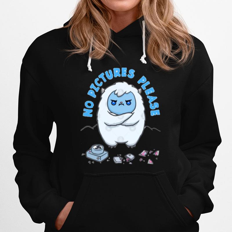 No Pictures Please Yeti Abominable Hoodie