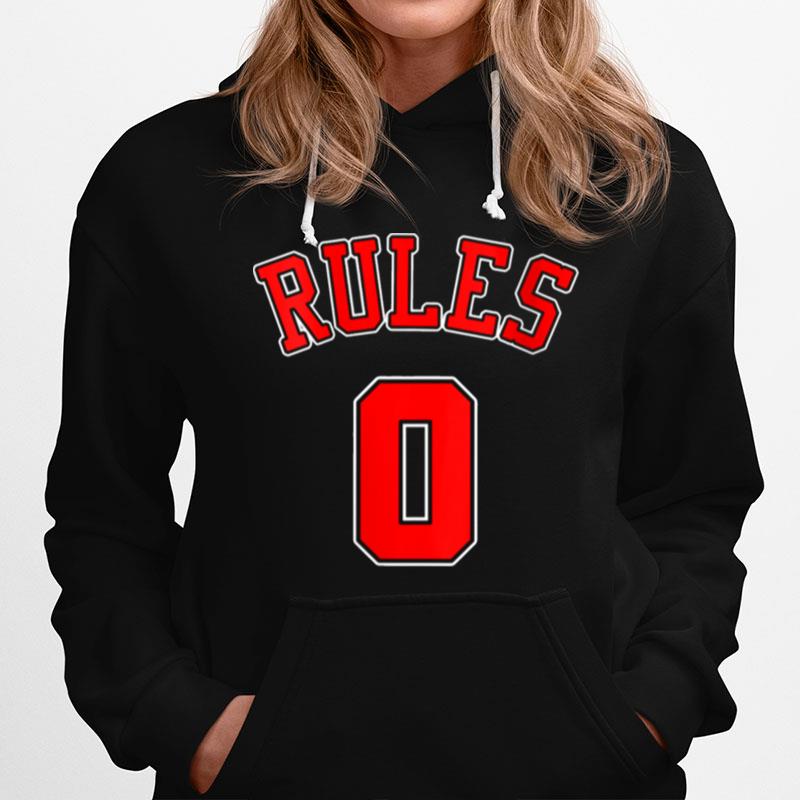 No Rules Zero Rules 0 Rules Famous Saying Famous Quote Hoodie