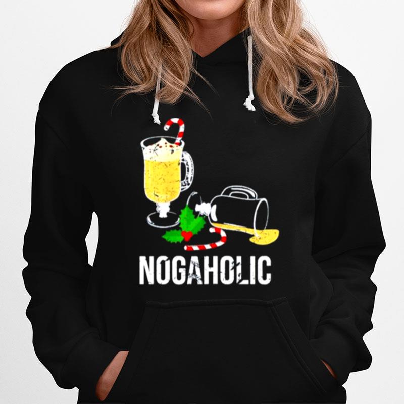 Nogaholic Eggnog Lover Christmas Party Hoodie