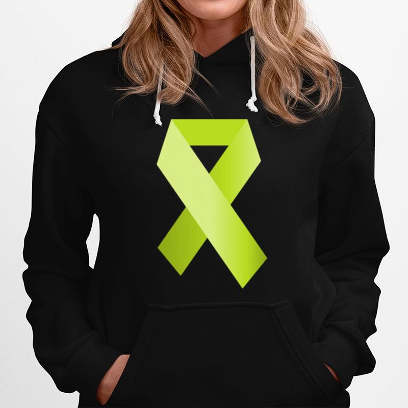 Nonhodgkin Lymphoma Cancer Awareness Support Ribbon Hoodie