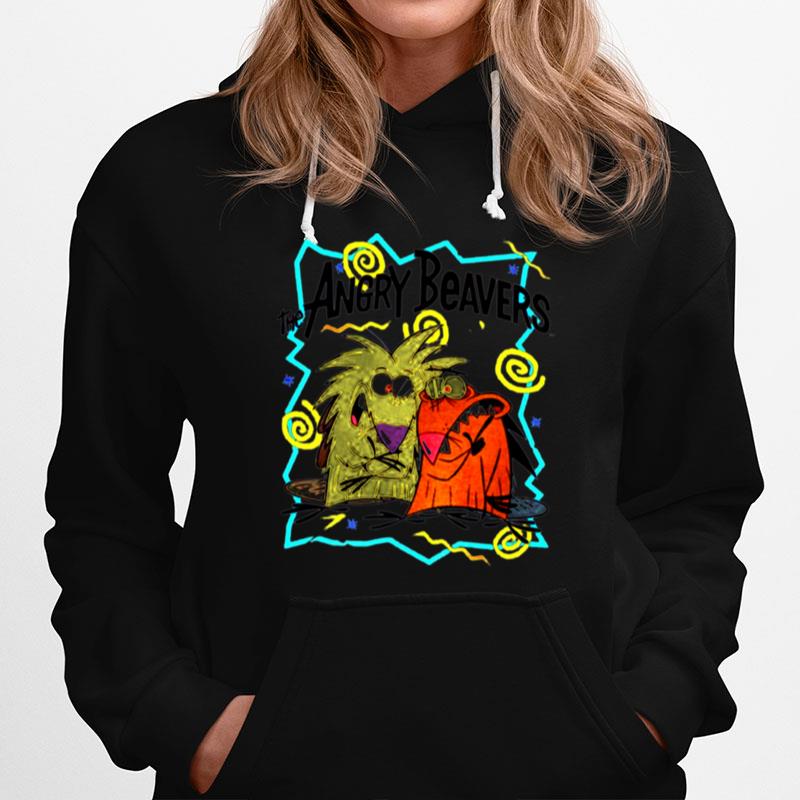 Norbert Foster And Daggett Beaver The Angry Beavers Hoodie