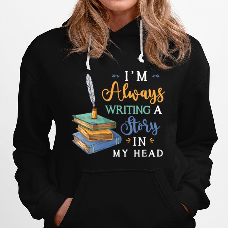 Novelist Witty Storyteller Book Writing Author Hoodie