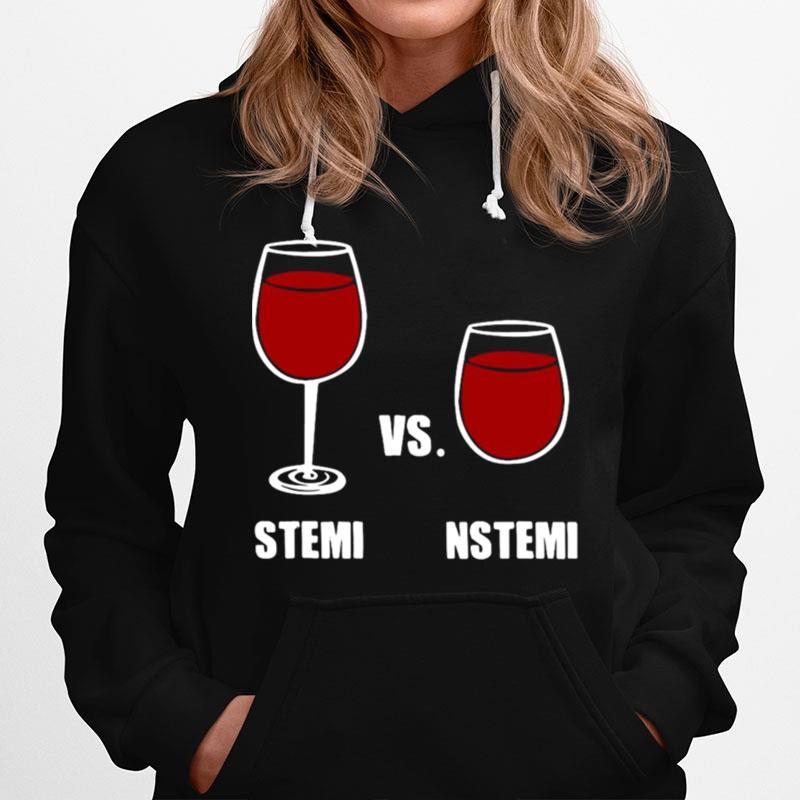 Nurse Anesthesia Humor Stemi Vs. Nstemi Hoodie