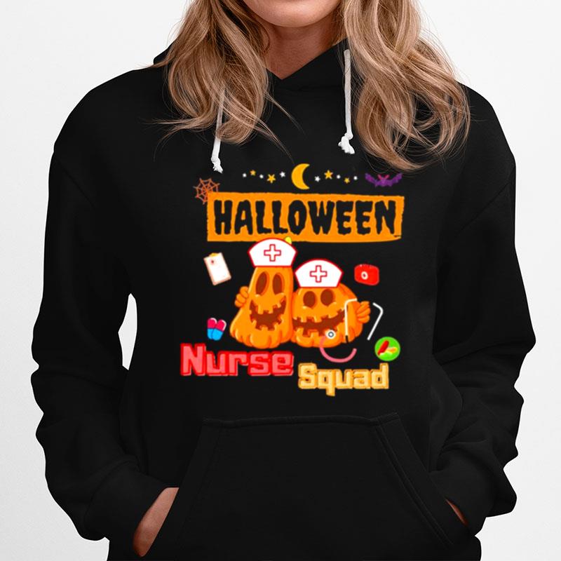 Nurse Squad Team Pumpkin Ghost Unisex Hoodie