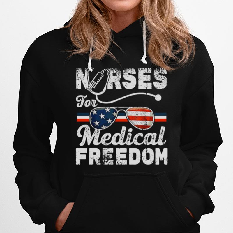 Nurses For Medical Freedom American Flag Hoodie