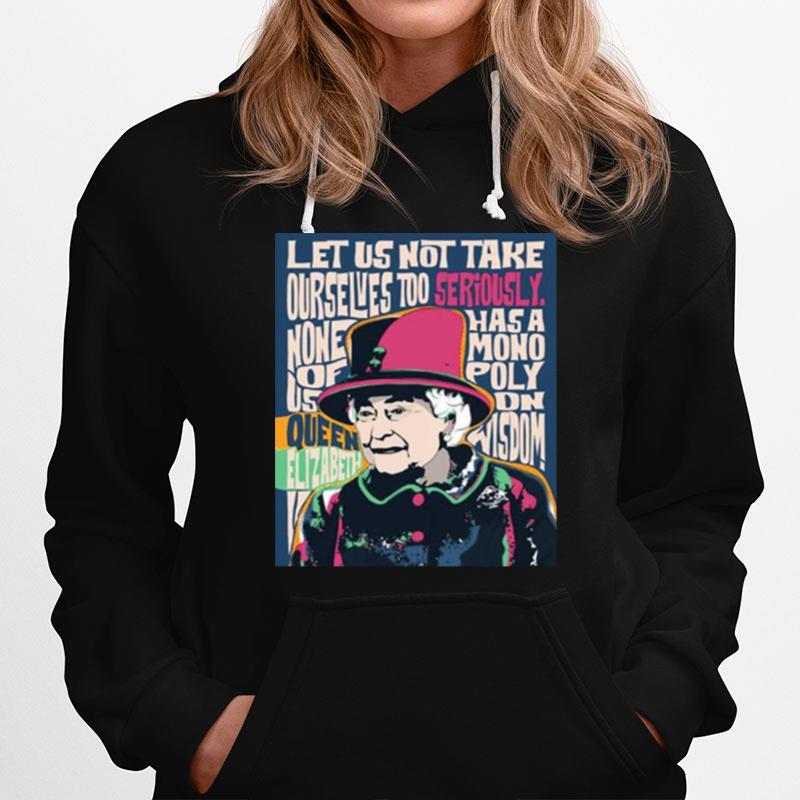 Obama Style Portrait Queen Elizabeth Ii Animated Hoodie