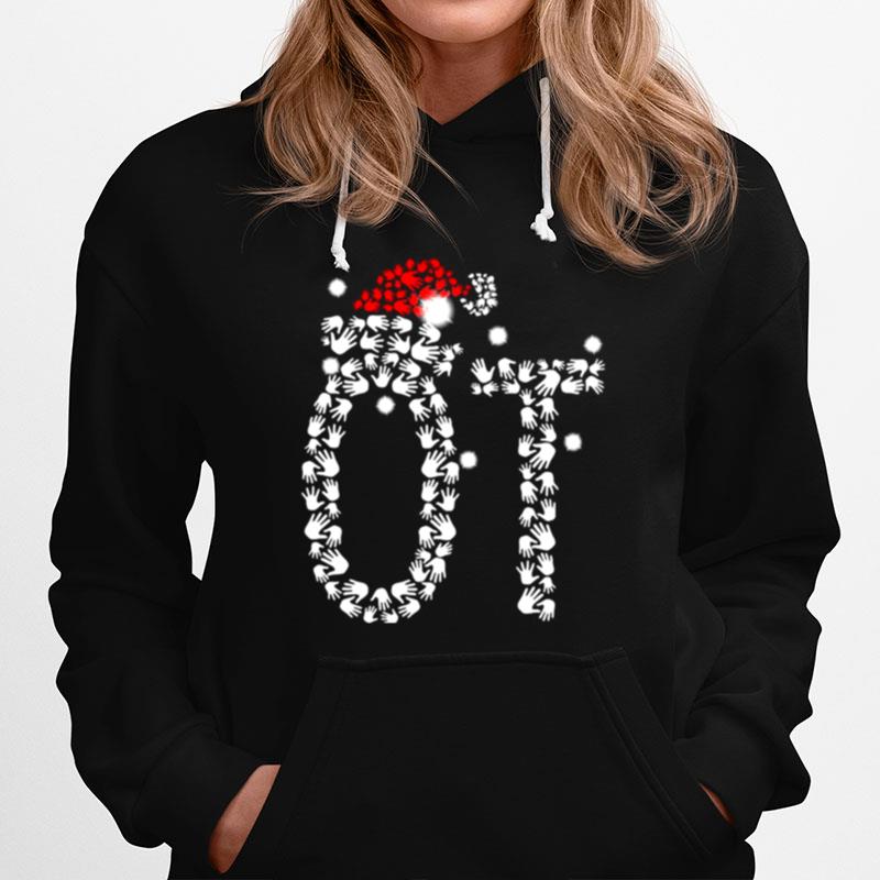 Occupational Therapist Santa Hat Christmas Hoodie