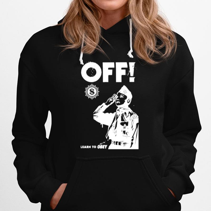 Off The Offspring Hardcore Learn To Obey Hoodie