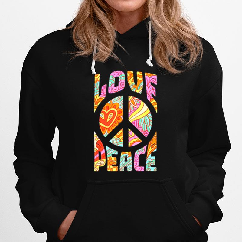 Official Love Peace Hippie Hoodie