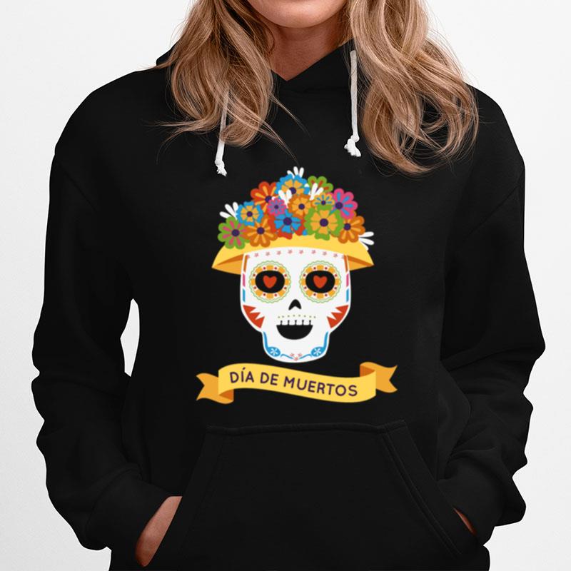 Official Sugar Skull Day Of Dead Dia De Muertos Hoodie