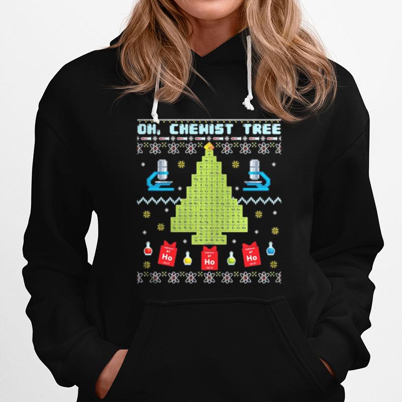 Oh Chemist Tree Ugly Christmas Hoodie