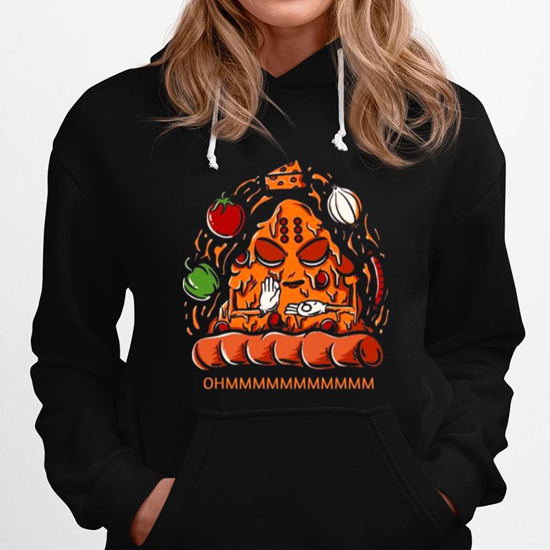 Ohm Meditation Pizza Hoodie