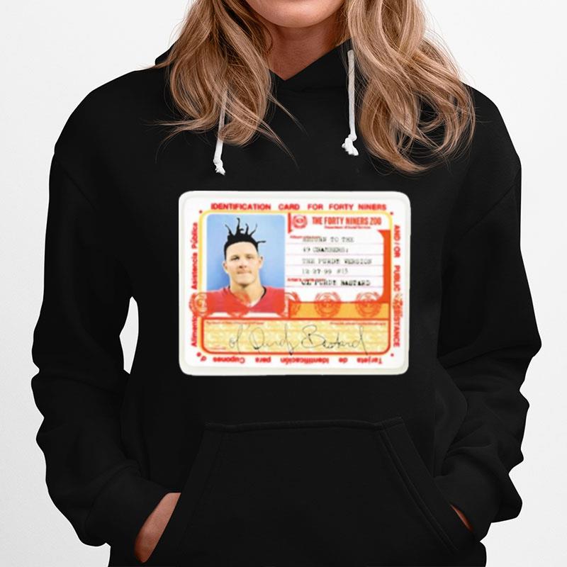 Ol Purdy Bastard Id Card Hoodie