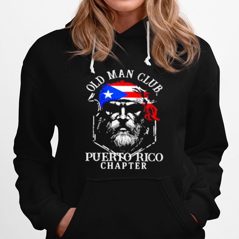 Old Man Club Puerto Rico Chapter Flag Hoodie