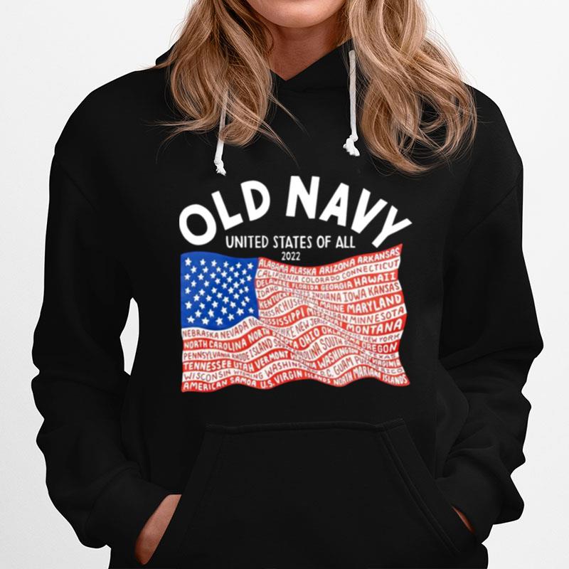 Old Navy United States Of All 2022 Flag Hoodie