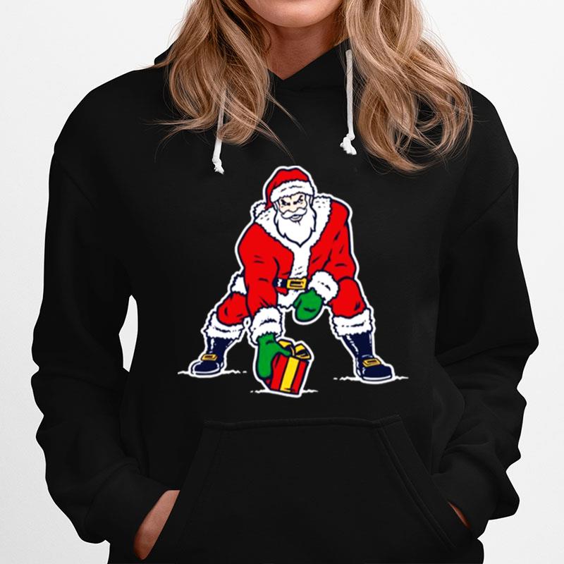 Old School Patriots Santa Logo Hoodie