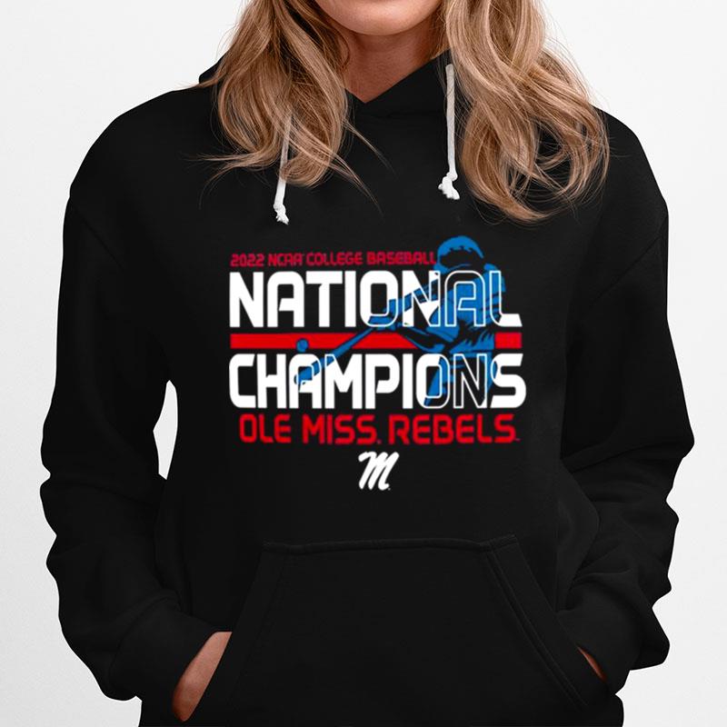 Ole Miss Rebels 2022 Ncaa Mens Baseball College World Series Champions Batter Hoodie