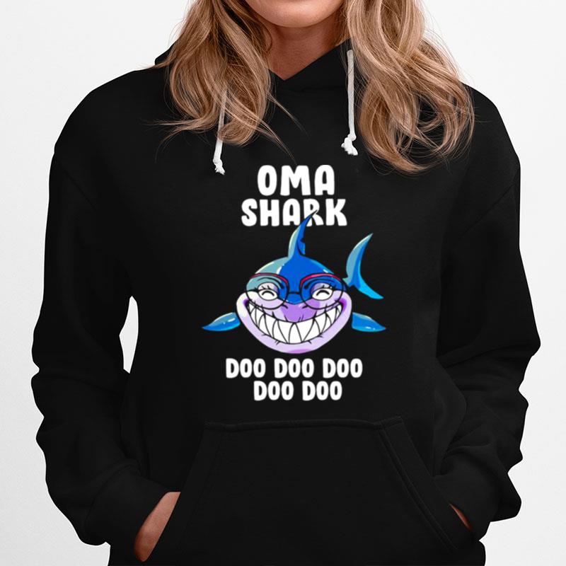 Oma Shark Doo Doo Doo Mother Day Hoodie