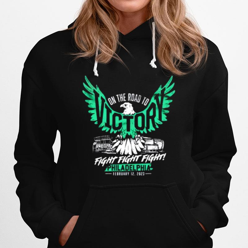 On The Road To Victory Philadelphia Victory Hoodie