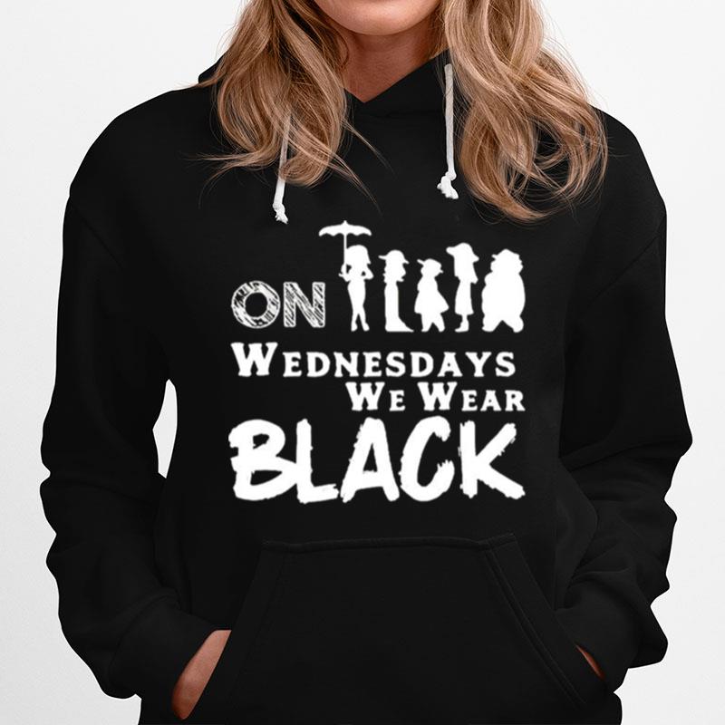On Wednesdays We Wear Black Hoodie