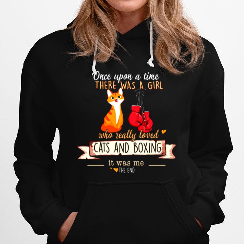 Once Upon A Time Who Really Loved Cats And Boxing Hoodie