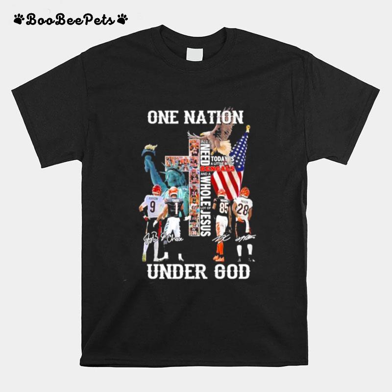 One Nation Under God Cincinnati Bengals 2022 T-Shirt