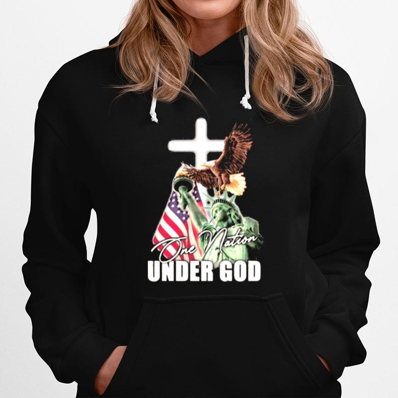 One Nation Under God Eagle American Flag The Liberty Hoodie