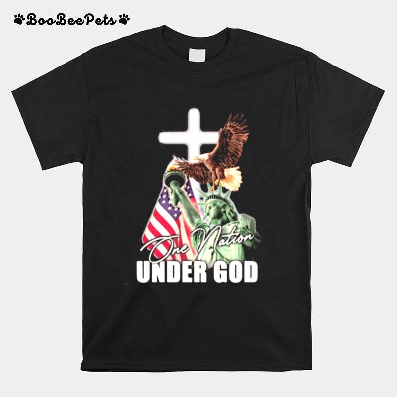 One Nation Under God Eagle American Flag The Liberty T-Shirt