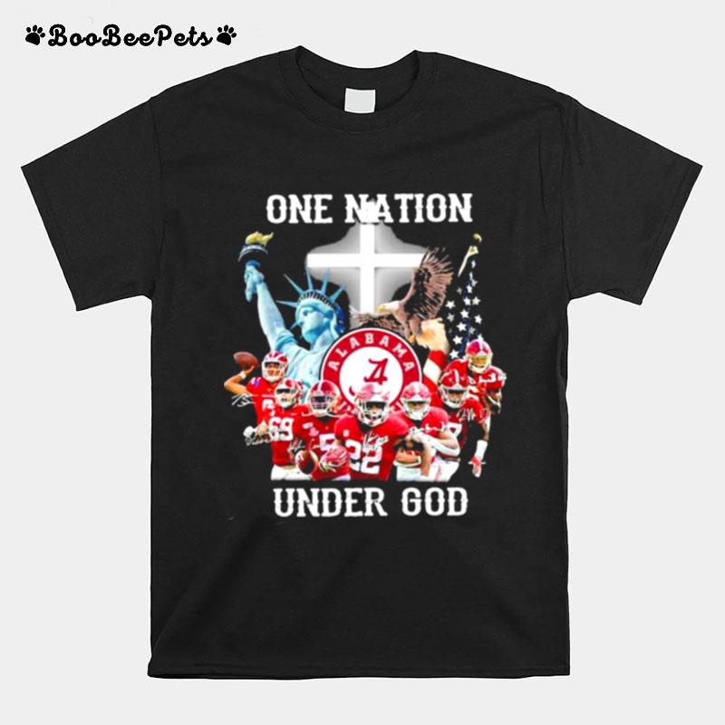 One Nation Under God Football Team Alabama T-Shirt