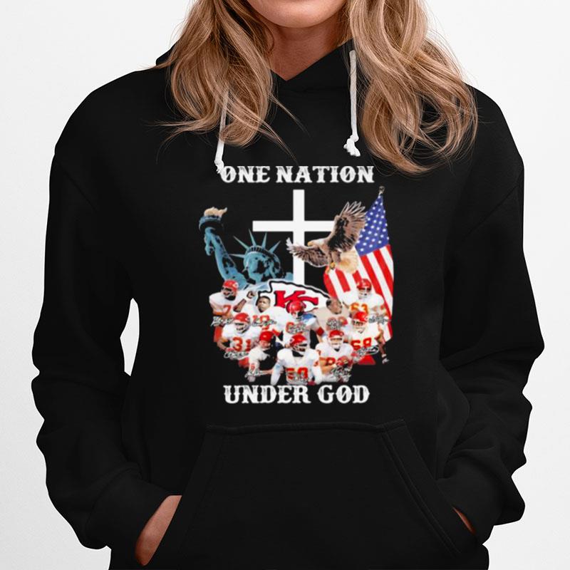 One Nation Under God Kansas City Chiefs Signature Hoodie