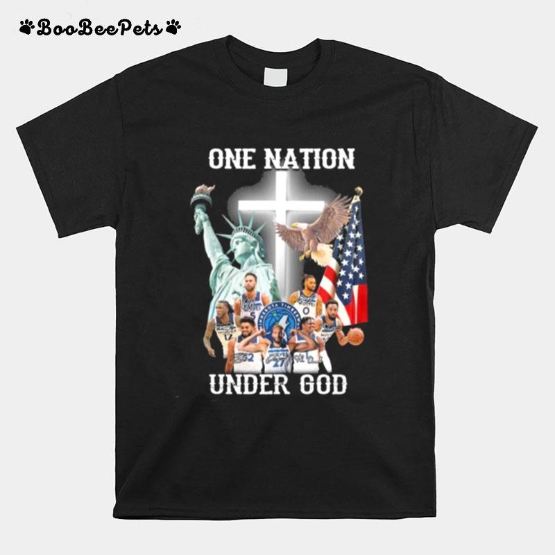 One Nation Under God Team Wolves Signature T-Shirt