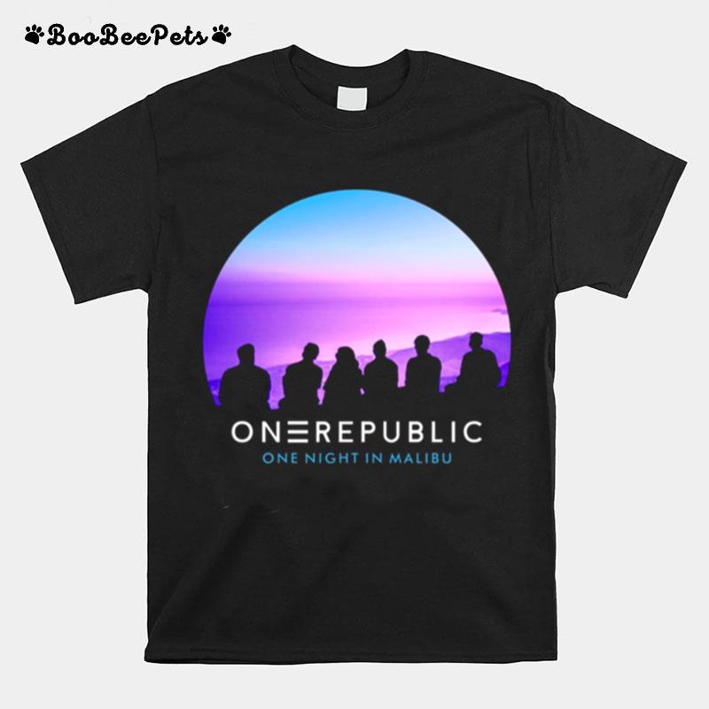 One Night In Malibu Onerepublic Band T-Shirt