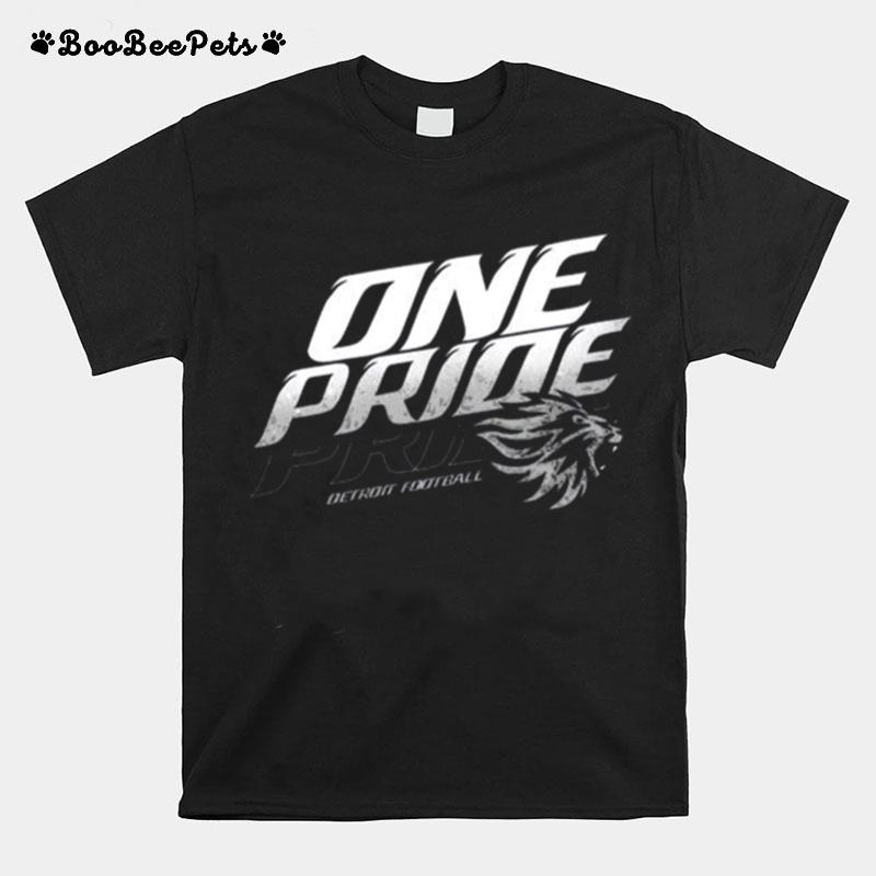 One Pride Detroit Football 2022 T-Shirt